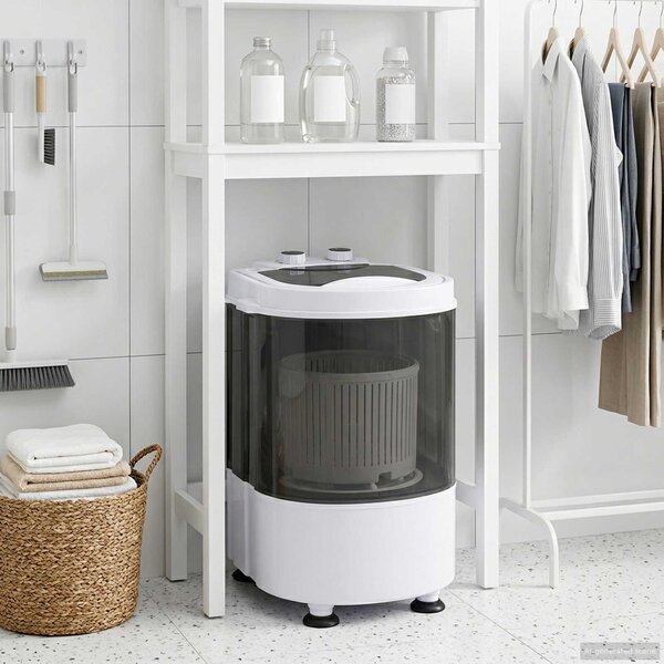 VidaXL Mini pračka jeden buben 2,6 kg [42039108] Barva: Modro-bílá
