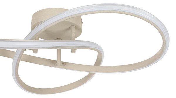 STROPNÍ LED SVÍTIDLO, 55/55/15 cm Novel - Stropní svítidla