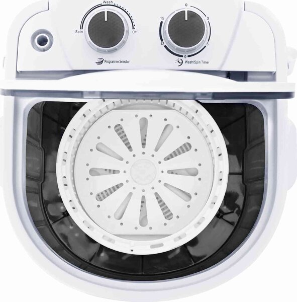 VidaXL Mini pračka jeden buben 2,6 kg [42039108] Barva: Modro-bílá
