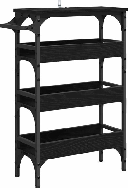 VidaXL Kuchyňský vozík 53 x 20 x 76 cm kompozitní dřevo [883024] Barva: kouřový dub