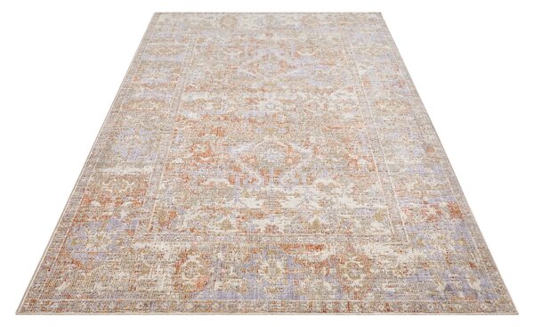 Hanse Home, AKCE: 120x170 cm Kusový koberec Cairo 105587 Port Said Cream Red – na ven i na doma, oranžová, chodba / předsíň