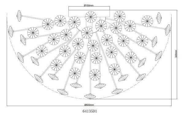 Globo KATRINA 64135D1 LED přisazené stropní svítidlo G9 | 350lm | 3000K
