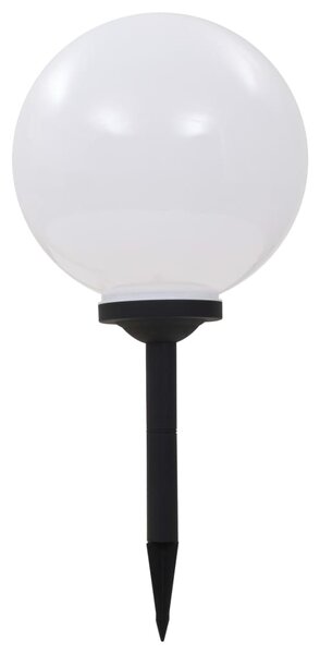 Zahradní solární lampy 4 ks LED kulovité 30 cm RGB