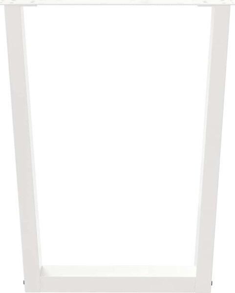 VidaXL Nohy k jídelnímu stolu ve tvaru V, 2 ks, , 70 x (72-73,3) cm, ocel [4012645] Barva: Černá