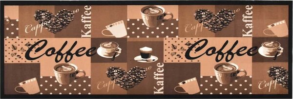 VidaXL Kuchyňská rohožka pratelná 60 x 180 cm [42013428] Barva: kávová hnědá