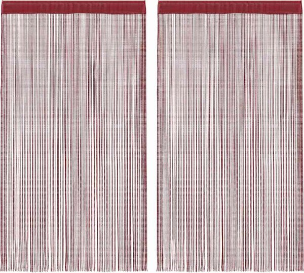 VidaXL Provázkové záclony 2 ks 100x250 cm [132402] Barva: krémová