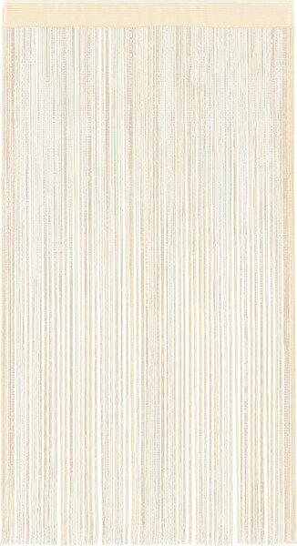 VidaXL Provázkové záclony 2 ks 100x250 cm [132402] Barva: Béžová