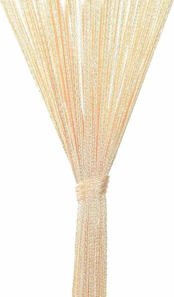 VidaXL Provázkové záclony 2 ks 100x250 cm [132402] Barva: Béžová