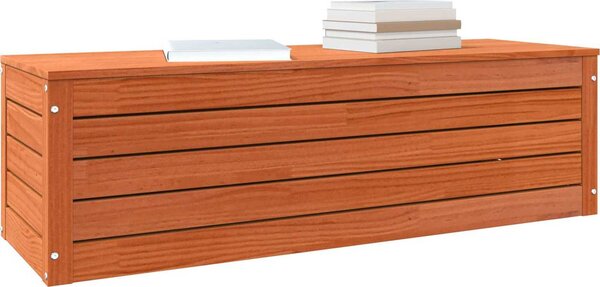 VidaXL Úložný box 109x36,5x33 cm masivní borové dřevo [865371] Barva: Přírodní