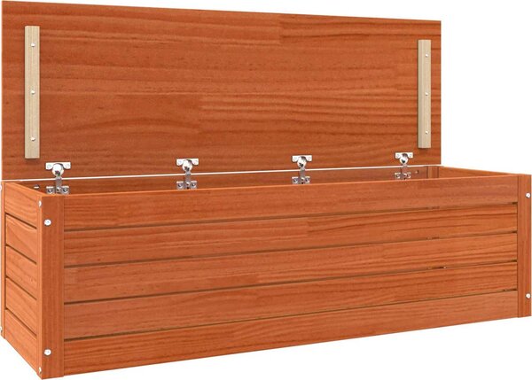 VidaXL Úložný box 109x36,5x33 cm masivní borové dřevo [865371] Barva: Přírodní