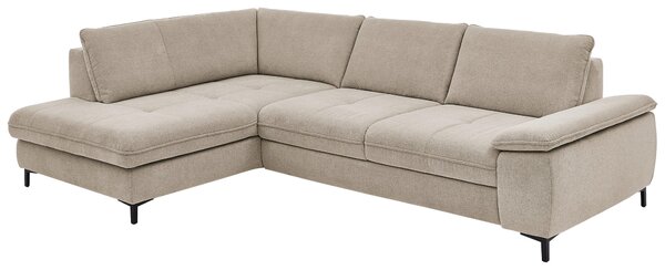 ROHOVÁ SEDAČKA, textil, pískové barvy Beldomo Speed - Sedací soupravy