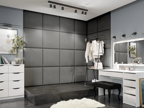 Čalouněný panel 60x60 PAG - šedý