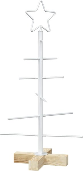 VidaXL Kovový vánoční stromek se stojanem KUOPIO 60 cm Ocel [42053866] Barva: Černá