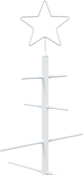 VidaXL Kovový vánoční stromek se stojanem KUOPIO 60 cm Ocel [42053866] Barva: Černá
