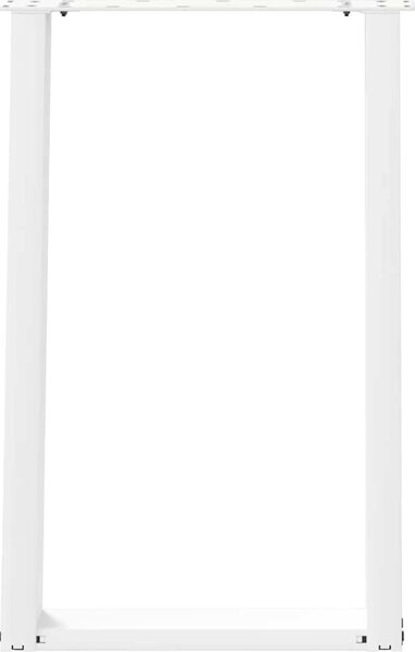 VidaXL Nohy k jídelnímu stolu ve tvaru U, 2 ks, ocel, 50 x (72-73) cm, ocel [4012785] Barva: Černá