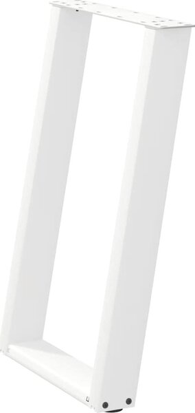 VidaXL Nohy k jídelnímu stolu ve tvaru U, 2 ks, ocel, 50 x (72-73) cm, ocel [4012785] Barva: Černá