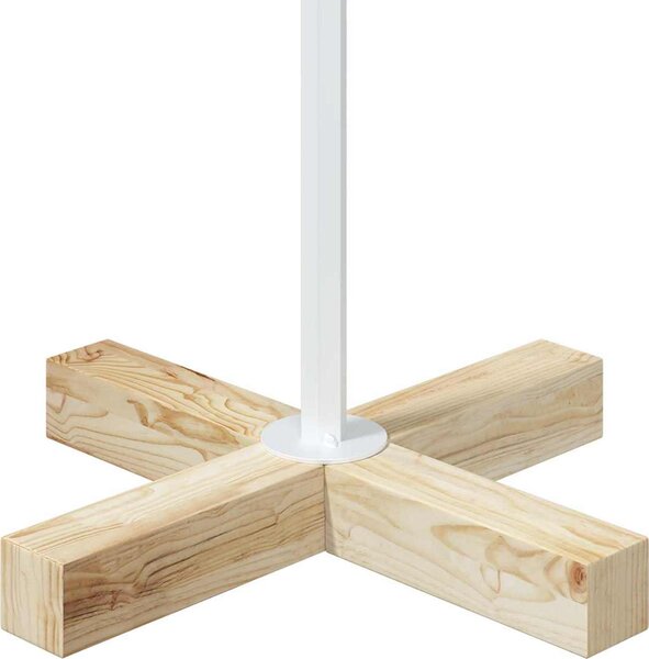 VidaXL Kovový vánoční stromek se stojanem KUOPIO 60 cm Ocel [42053866] Barva: Černá