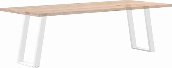 VidaXL Nohy k jídelnímu stolu ve tvaru U, 2 ks, ocel, 50 x (72-73) cm, ocel [4012785] Barva: Černá