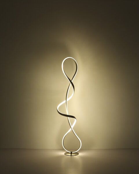 Globo SWIRL 67341SS LED stojací lampa | 36W LED | 1810lm | 4000K