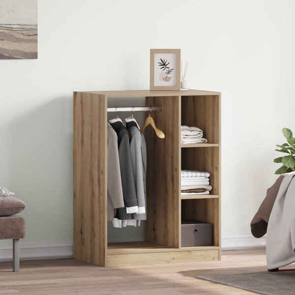 VidaXL Šatní skříň 77 x 48 x 102 cm kompozitní dřevo [879644] Barva: dub sonoma