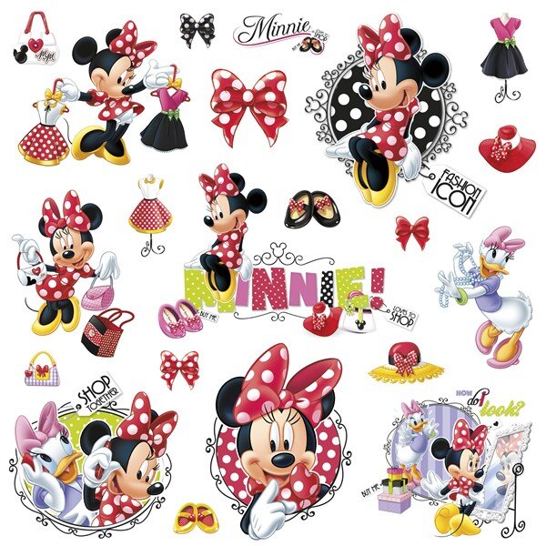 Samolepky Disney. Samolepící obrázky Minnie Mouse