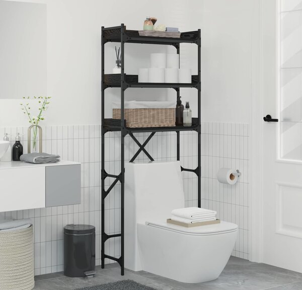 VidaXL Regál nad pračku 67 x 25 x 163 cm kompozitní dřevo [883552] Barva: dub sonoma
