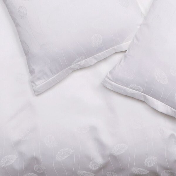 Povlečení EXCLUSIVE TENCEL PLUS peříčka bílá 140 x 200/70 x 90 cm