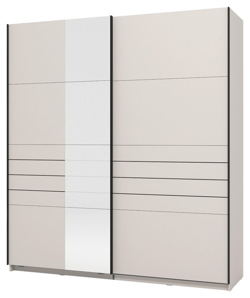 SKŘÍŇ S POSOUVACÍMI DVEŘMI, kašmírová, 195/217,5/60 cm Xora - Šatní skříně