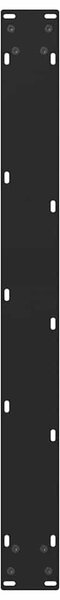VidaXL Nohy k jídelnímu stolu z oceli 2 ks 80 x (72-73) cm ocel [4013312] Barva: Černá