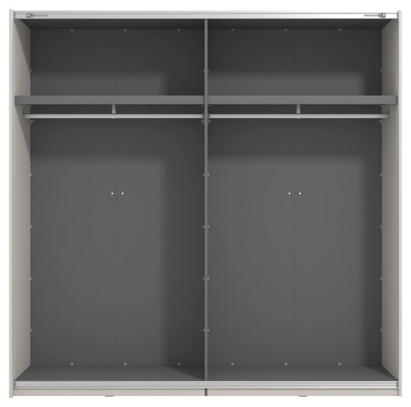 SKŘÍŇ S POSOUVACÍMI DVEŘMI, kašmírová, 220/217,5/61 cm Xora - Šatní skříně