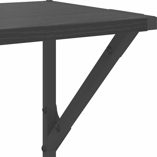 VidaXL Nástěnné police 2 ks, , 80 x 25 x 25,5 cm, z umělého dřeva [882861] Barva: dub sonoma