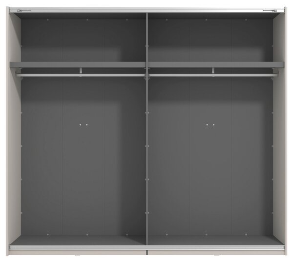 SKŘÍŇ S POSOUVACÍMI DVEŘMI, kašmírová, 245/217,5/60 cm Xora - Šatní skříně