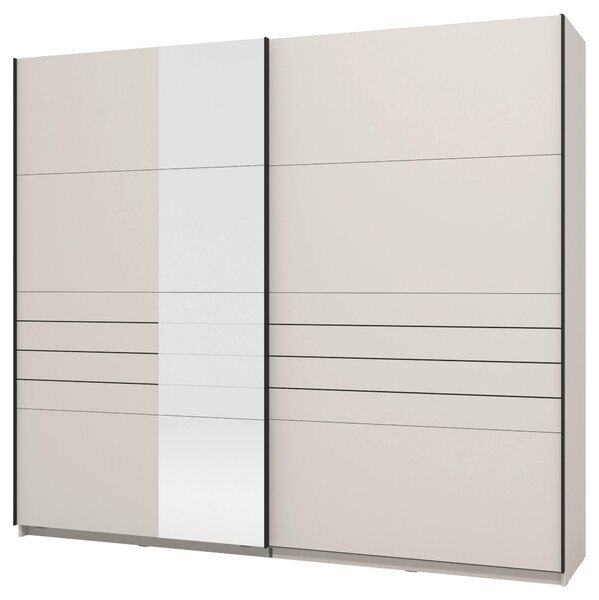 SKŘÍŇ S POSOUVACÍMI DVEŘMI, kašmírová, 245/217,5/60 cm Xora - Šatní skříně