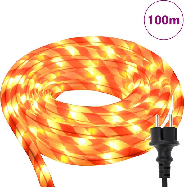 VidaXL Světelný provaz s lanovým světlem 100 m PVC [42018938] Barva: Studená bílá