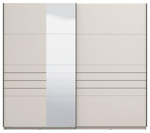 SKŘÍŇ S POSOUVACÍMI DVEŘMI, kašmírová, 245/217,5/60 cm Xora - Šatní skříně