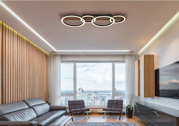 Globo TISHA 67353D4 LED přisazené stropní svítidlo | 30W LED | 1500lm | 3000K