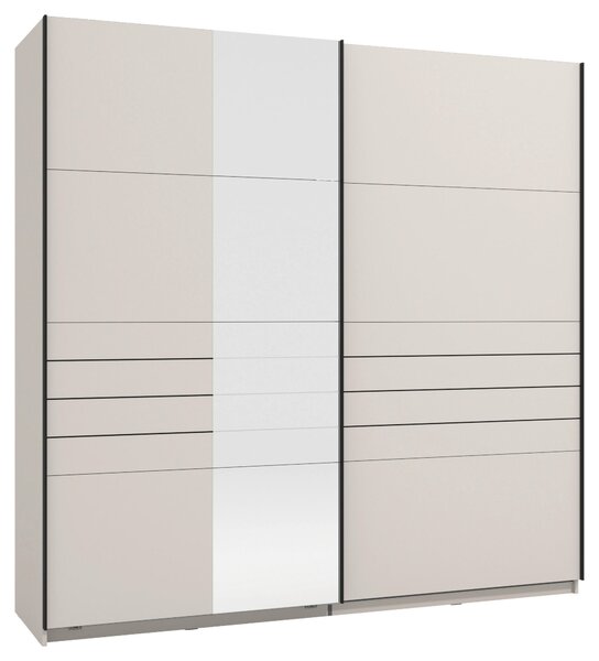 SKŘÍŇ S POSOUVACÍMI DVEŘMI, kašmírová, 220/217,5/61 cm Xora - Šatní skříně