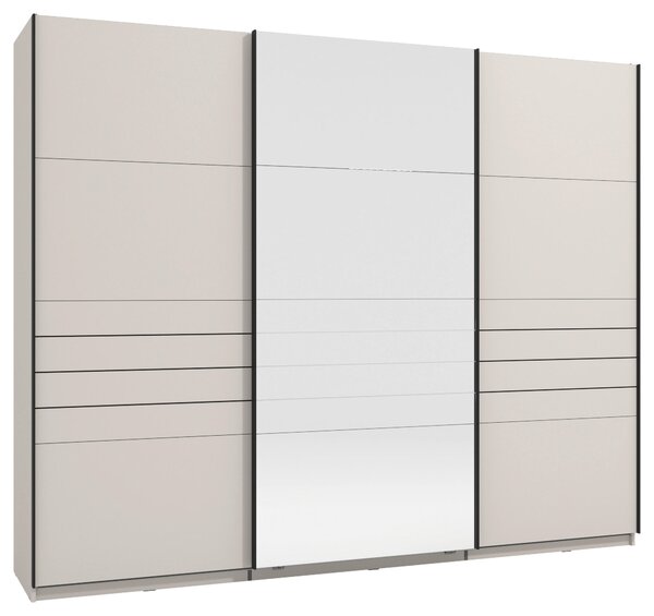 SKŘÍŇ S POSOUVACÍMI DVEŘMI, kašmírová, 270/217,5/61 cm Xora - Šatní skříně