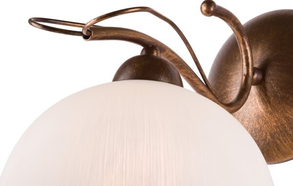 Nástěnná lampa COBRA 1xE27/60W/230V bronz/patina