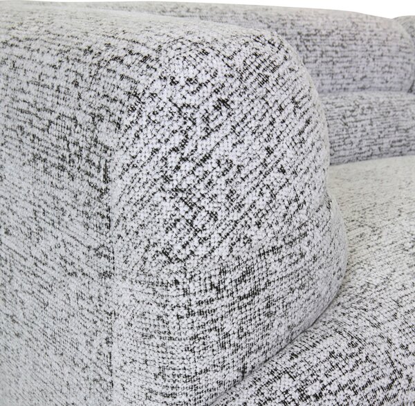 POHOVKA BIG SOFA, textil, černá, bílá Carryhome - Pohovky