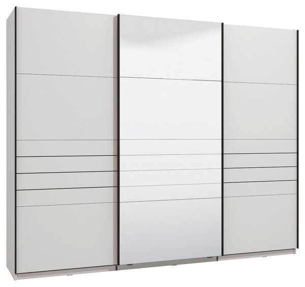 SKŘÍŇ S POSOUVACÍMI DVEŘMI, bílá, 270/217,5/61 cm Xora - Šatní skříně