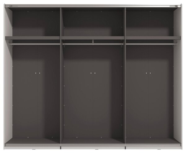 SKŘÍŇ S POSOUVACÍMI DVEŘMI, bílá, 270/217,5/61 cm Xora - Šatní skříně