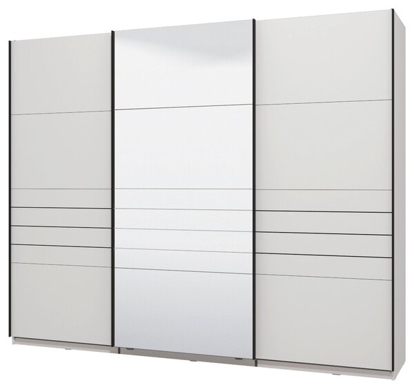 SKŘÍŇ S POSOUVACÍMI DVEŘMI, bílá, 270/217,5/61 cm Xora - Šatní skříně