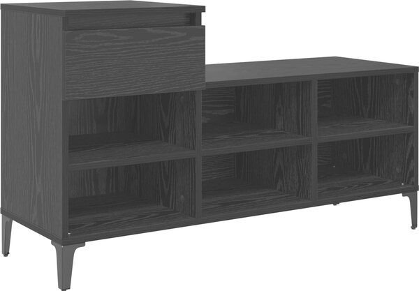 VidaXL Botník 102x36x60 cm kompozitní dřevo [881044] Barva: kouřový dub