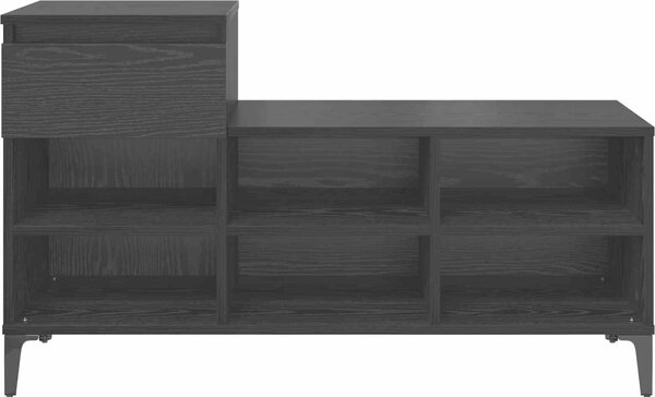 VidaXL Botník 102x36x60 cm kompozitní dřevo [881044] Barva: kouřový dub