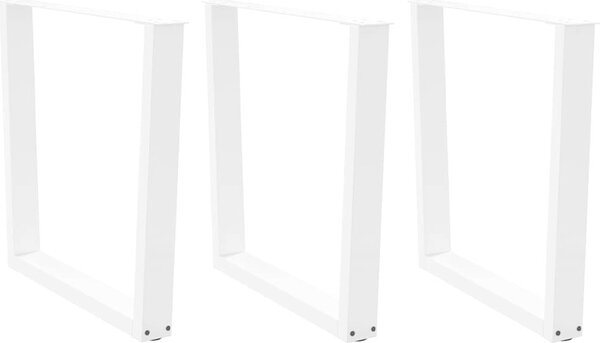 VidaXL Nohy k jídelnímu stolu ve tvaru V, 2 ks, , 80 x (72-73,3) cm, ocel [4012665] Barva: antracitová