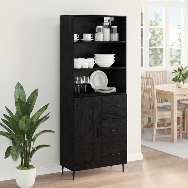 VidaXL Skříň highboard 69,5 x 34 x 180 cm kompozitní dřevo [3416141] Barva: Betonová šedá