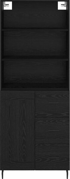 VidaXL Skříň highboard 69,5 x 34 x 180 cm kompozitní dřevo [3416141] Barva: Betonová šedá