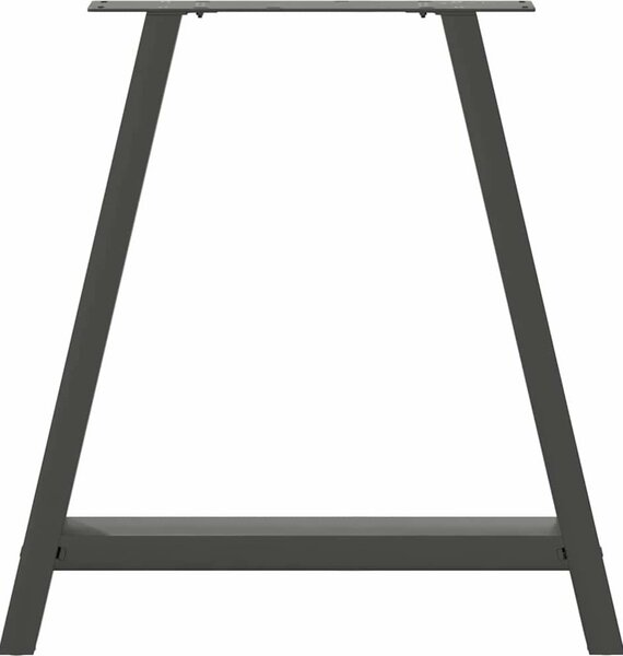 VidaXL Nohy k jídelnímu stolu ve tvaru A, 2 ks, , 80 x (72-73) cm, ocel [4012858] Barva: Černá