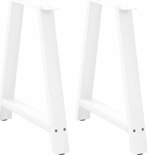 VidaXL Nohy k jídelnímu stolu ve tvaru A, 2 ks, , 80 x (72-73) cm, ocel [4012858] Barva: Černá